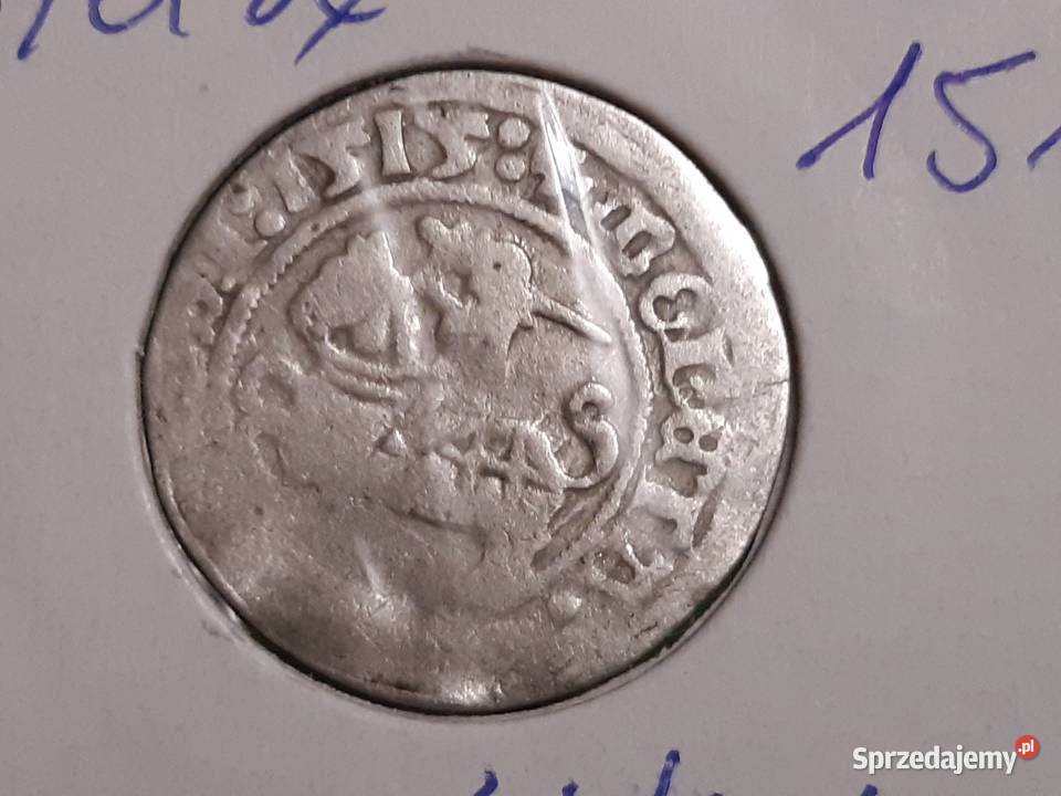 moneta srebrna Zygmunta I Starego z 1515r