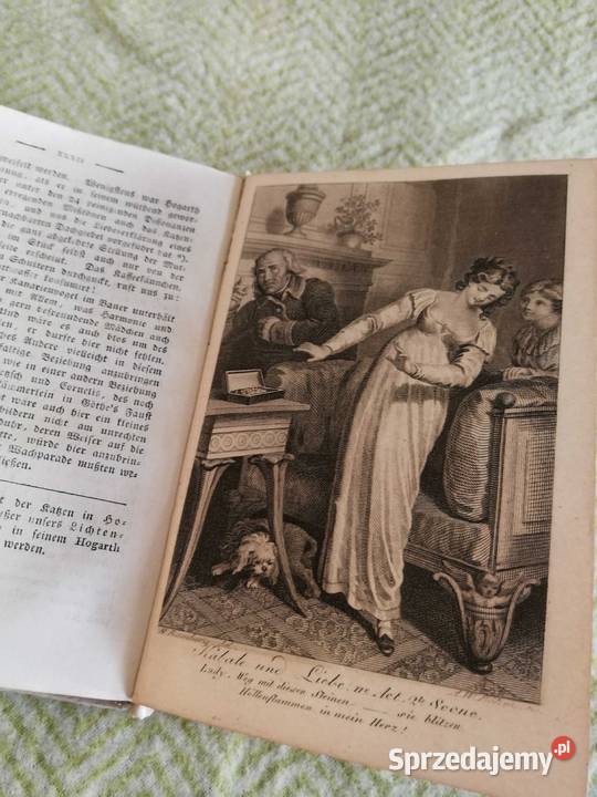 Starodruk Minerva 1819 Lipsk Pieczęć Biblioteka