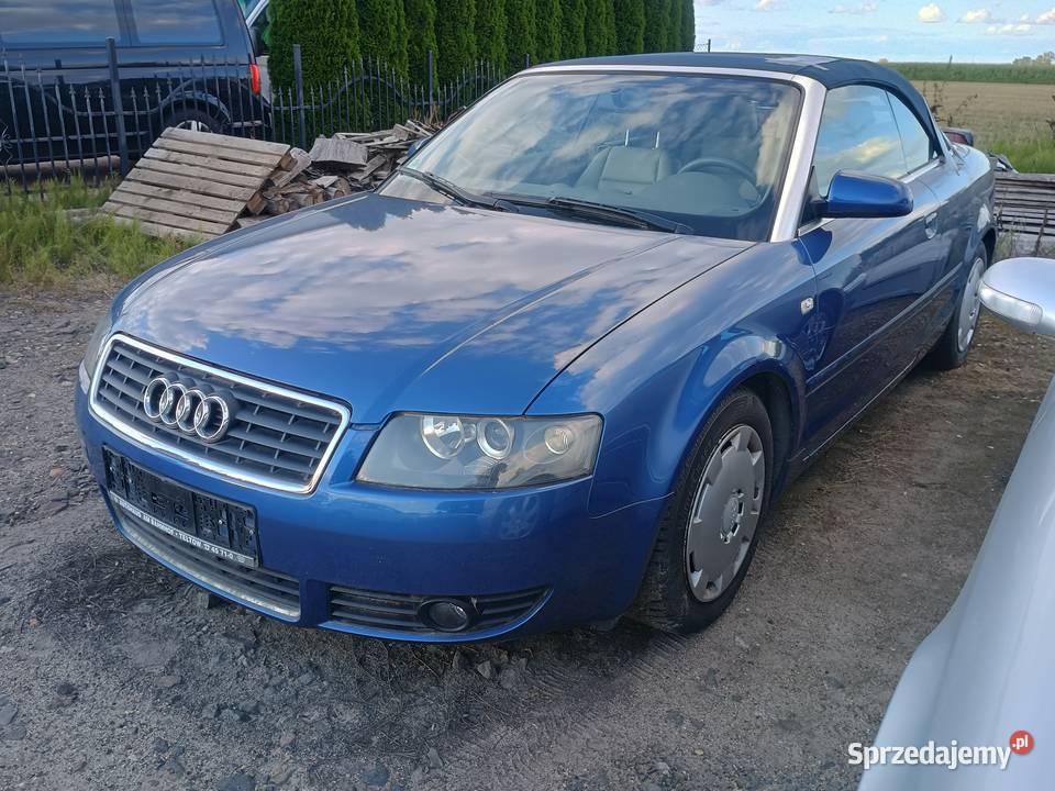 Audi A4 Kabrio 2002r 30i 220 Nawigacja wielkopolskie Witkowo