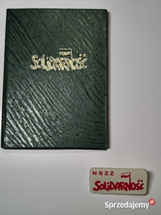 Legitymacja i przypinka NSZZ Solidarność podkarpackie Rzeszów