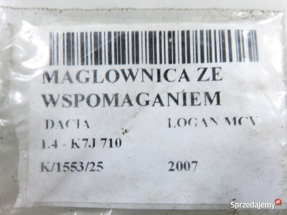 MAGLOWNICA DACIA LOGAN MCV 6820000117 Motoryzacja