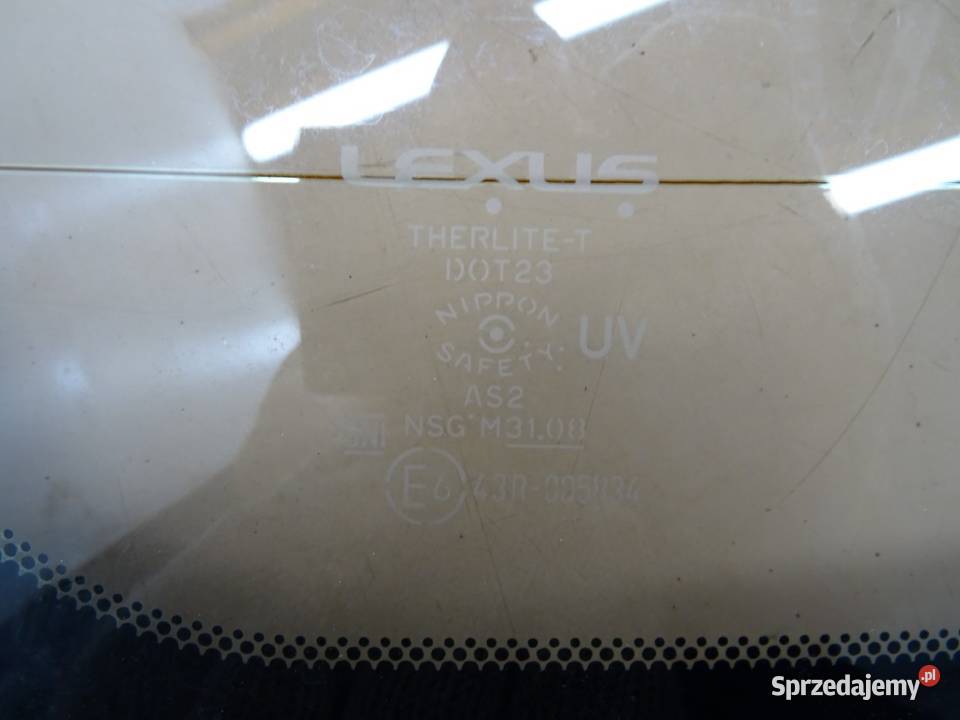 SZYBA TYLNA LEXUS RC SportowyCoupe TYLNA KLAPY sprzedam