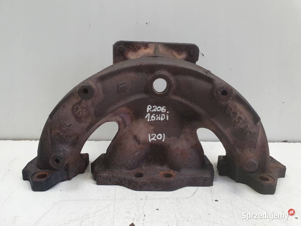 Peugeot 206 16 16V KOLEKTOR WYDECHOWY NFU 109 osobowe Rudka