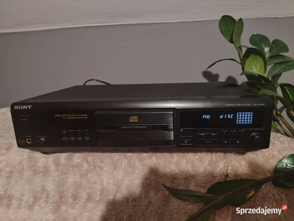 Odtwarzacz CD Sony cdp xe 800 z pilotem Trzebuska