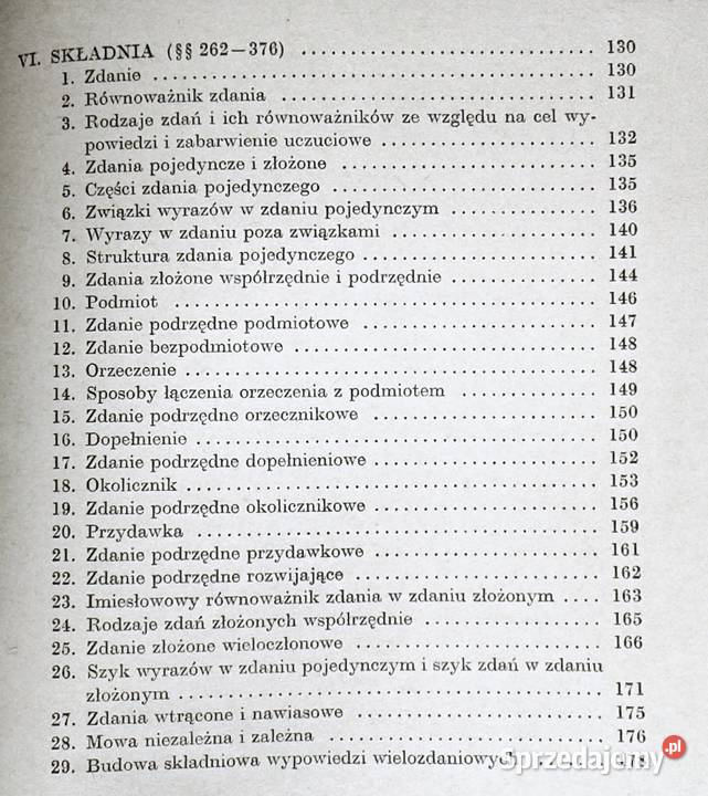 Podręczna gramatyka języka polskiego Michał Chełm sprzedam