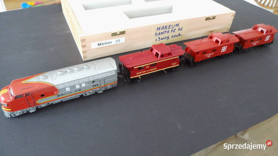 Marklin Zestaw Santa Fe Film z jazdy