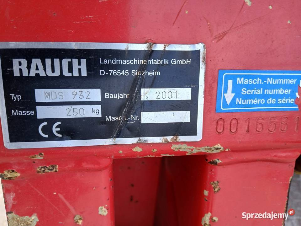Rosiewacz Nawozu Rauch MFS 932 m Rozsiewacze nawozów