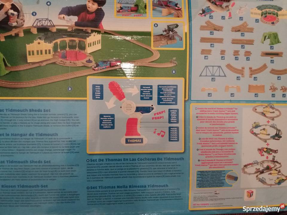 Tomek i przyjaciele TrackMaster duży zestaw Mattel Gdańsk