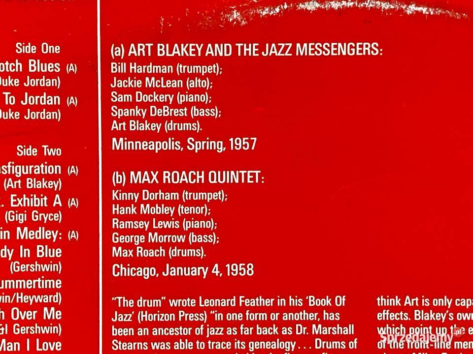 Roach Art Blakey Percussion Discussion