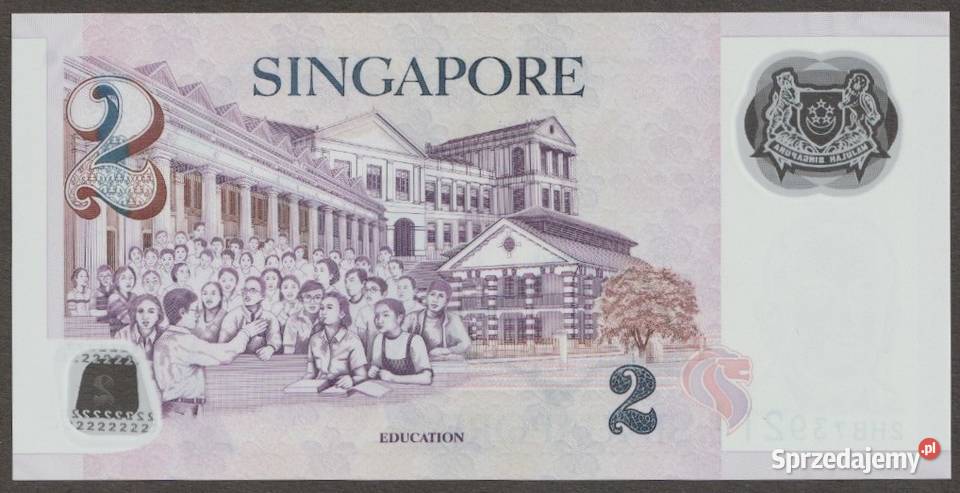 SINGAPUR 2 DOLARY 2006 STAN BANKOWY UNC