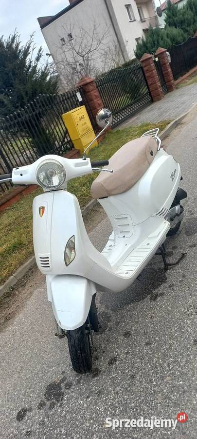 LA SURIS ładny biały kolor gażnik Vespa Zadbany 49cm3 Skaryszew