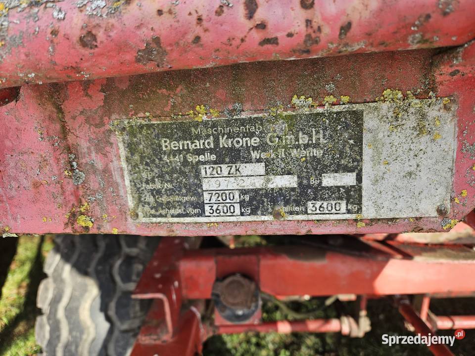 Przyczepa wywrotka dwustronna 36t Krone