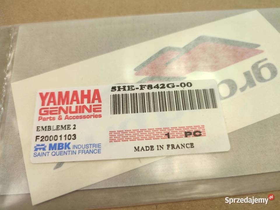 NAKLEJKA GRAND PRIX POD NOGI YAMAHA YQ50 2000