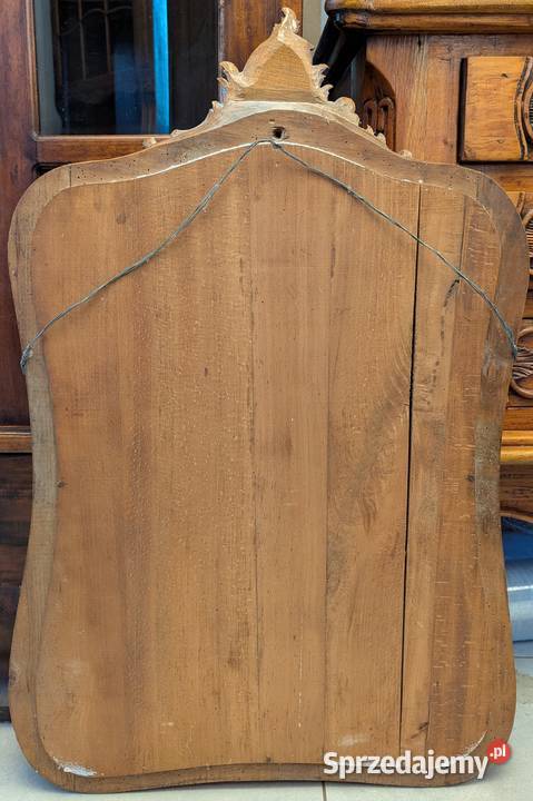 Piękne orzechowee lustro rocaillesklep Dąbrowa Dąbrowa Górnicza sprzedam