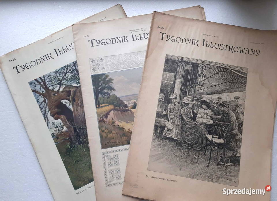 Tygodnik ILUSTROWANY 19021913 Antykwariat Antyki, Sztuka, Kolekcje łódzkie Łódź