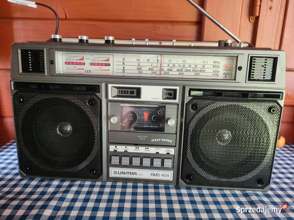Radiomagnetofon UNITRA RMS 404 Radioodtwarzacze Zduńska Wola