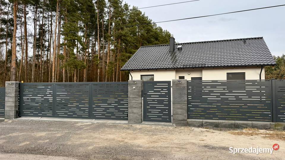 Ogrodzenia nowoczesne metalowe bramy przesuwne Bolesławiec