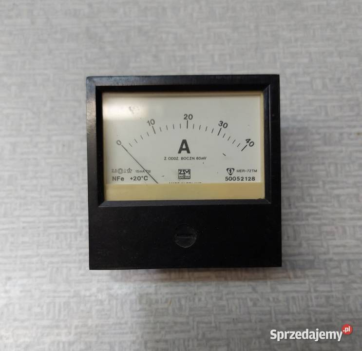 Amperomierz MER72TM 40A pomorskie Kartuzy