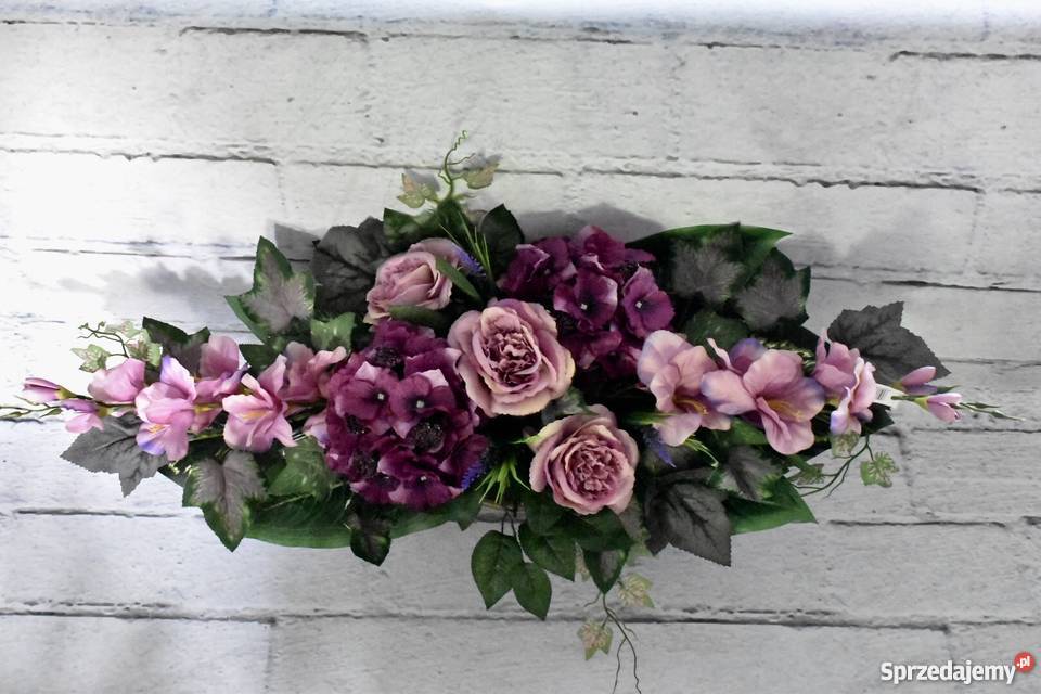 Kompozycja cmentarna stroik na cmentarz na grob małopolskie Chełmek