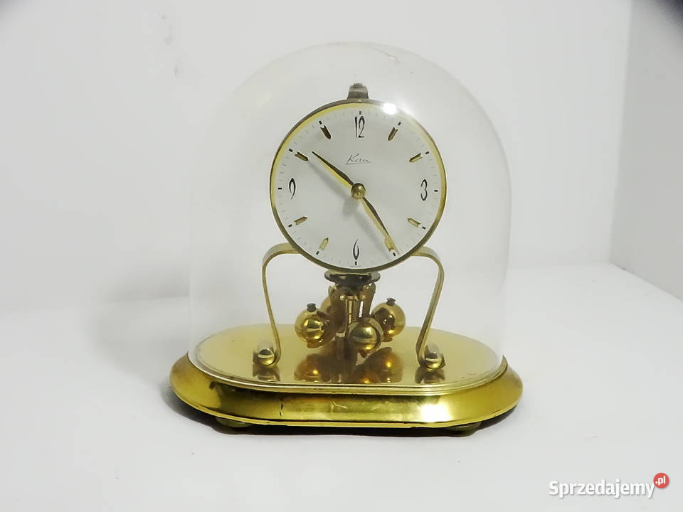 Niemiecki zegar mechaniczny rocznego torsyjny Zegary Biłgoraj