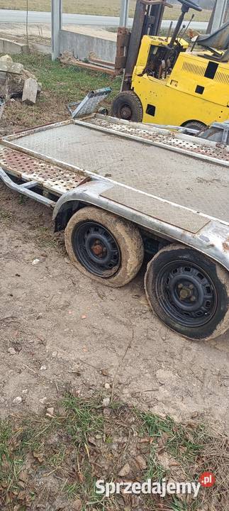 Przyczepa laweta zarejestrowana 2000 DMC łódzkie Pajęczno