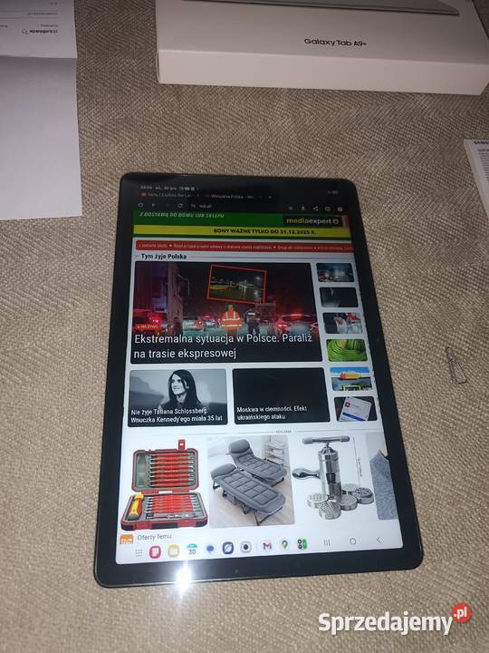 TABLET SAMSUNG GALAXY TAB A9 11 na gwarancji do Tablety i palmtopy Libiąż