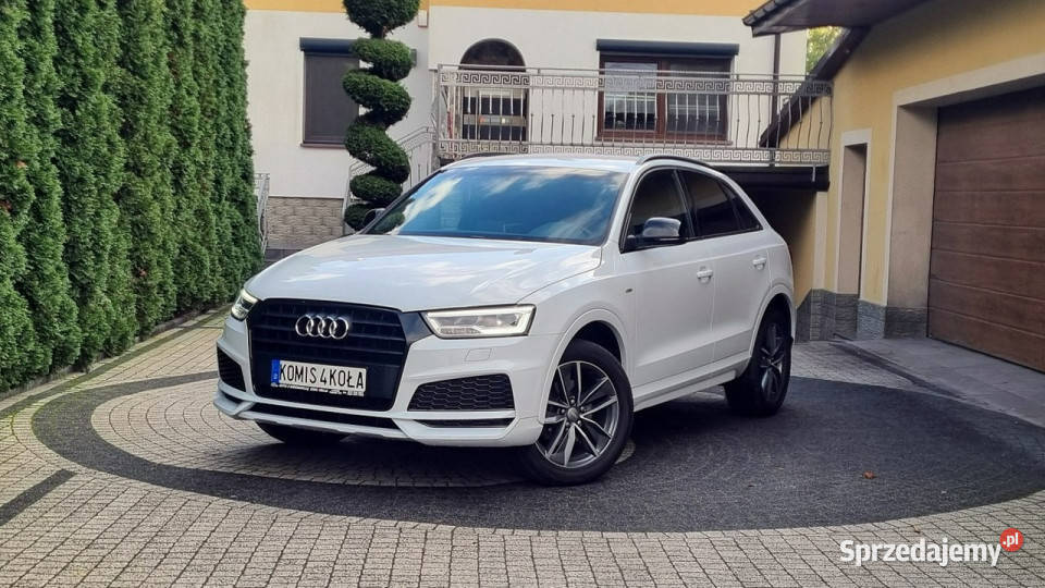 Audi Q3 STronic Serwis Navi Biała Perła mazowieckie sprzedam