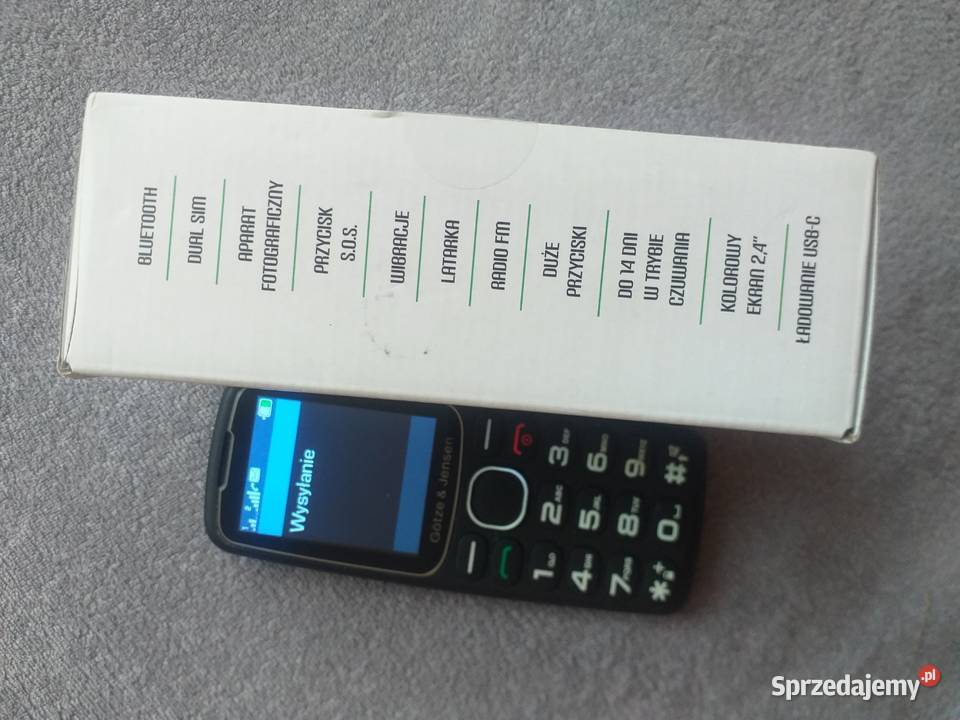 GTZE JENSEN GFE303 GoTZE telefon sos seniora gfe świętokrzyskie Sandomierz