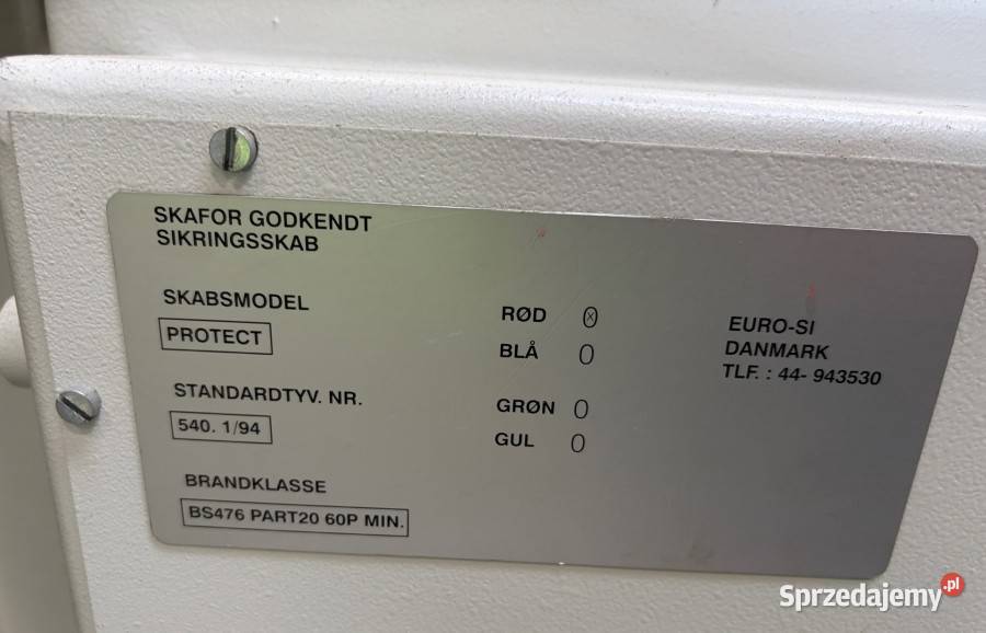 Sprzedam kase pancerną sejf EUROSI Turek sprzedam