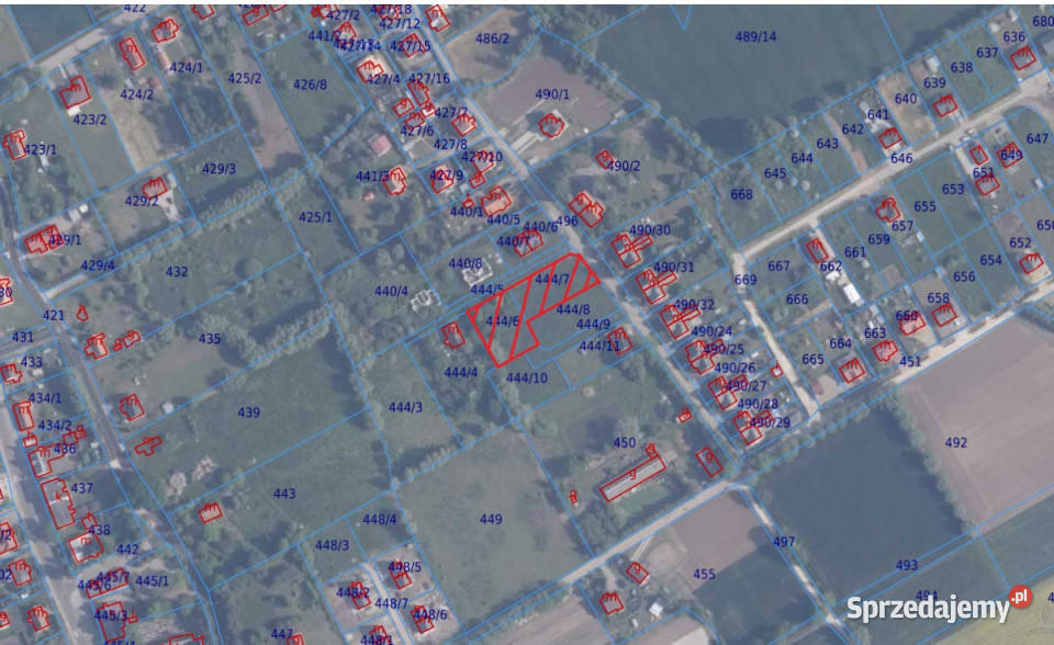 Działka z PNB 5 bliźniaków jedynie 553 PUM Ostaszewo