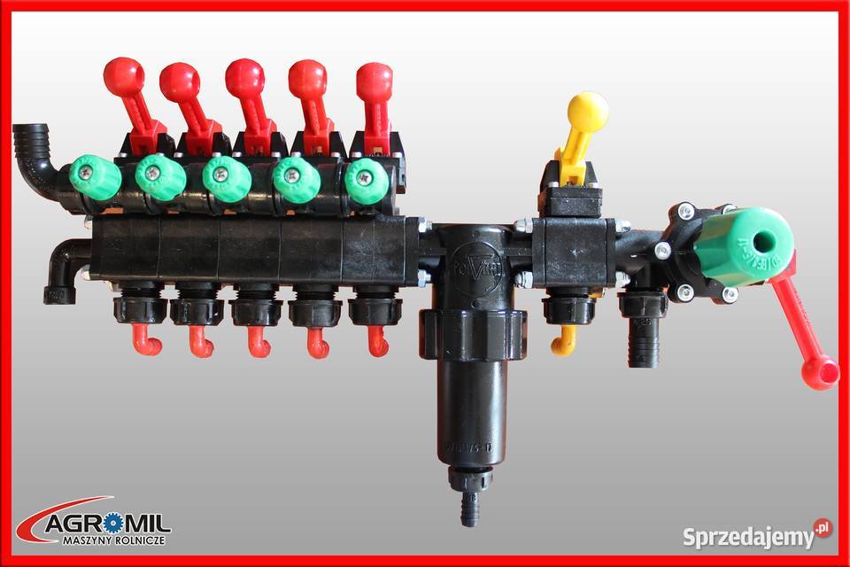 Zawór rozdzielacz z zatrzaskiem 3 5 sekcyjny Rogóźno