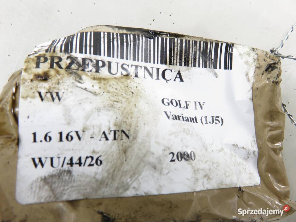 PRZEPUSTNICA VW GOLF IV 16 16V 036133062A małopolskie