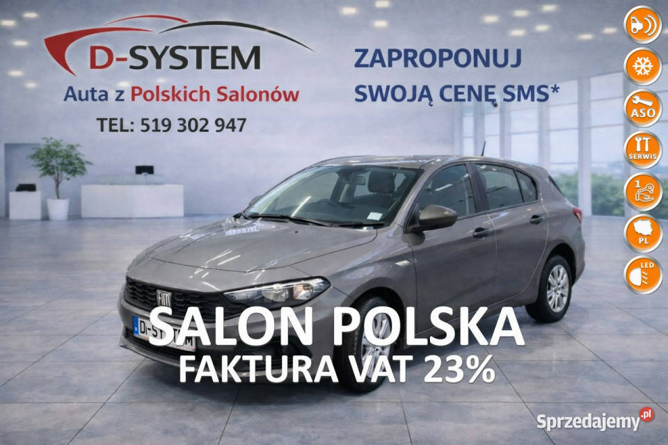 Fiat Tipo 2021r Salon Polska 1Właściciel 14 II