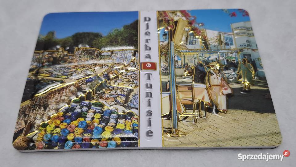 Magnes na lodówkę Djerba Tunisie Tunezja 10x7 Czeladź