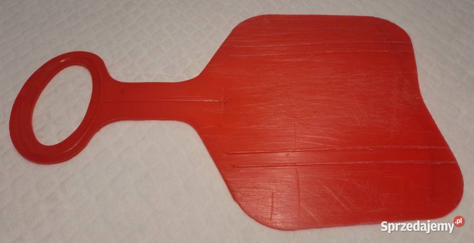 Ślizg zjazdowy dupolot czerwony 35 x 55 Zabawka Czeladź sprzedam