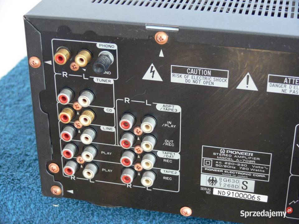 Wzmacniacz Pioneer A702R sprawny 720 wat DOSTAWA podkarpackie Jasło