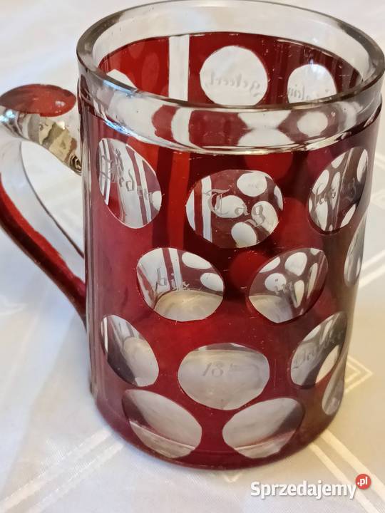 Pięknie oszlifowane stary kufel Gliwice sprzedam