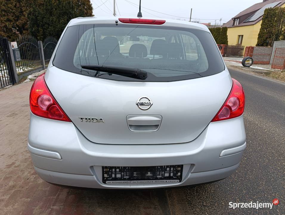 Nissan Tiid 16 benzyna 2010r 1 właściciela z Lgota-Mokrzesz