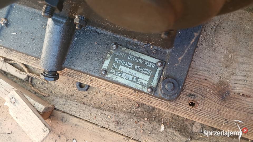Wentylator wyciągowy pompa bunkrowa ERW49 łódzkie Skierniewice