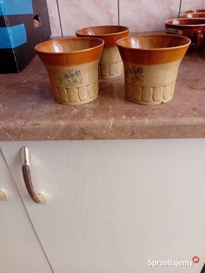 Kamionkowe miseczki doniczki