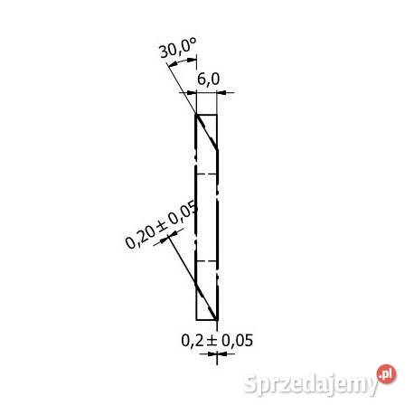 Nóż przystawki kukurydzy 240x60x6 wzmacniany z sprzedam