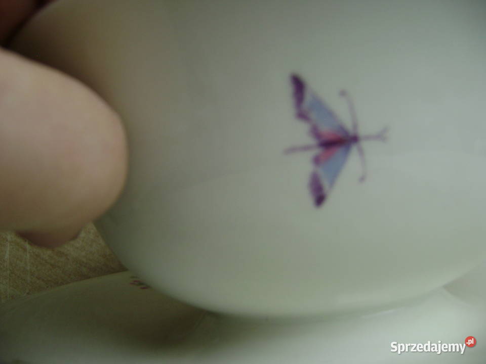 Starocie z PRL Porcelana ELFENBEIN Zestaw 2 Miski pomorskie