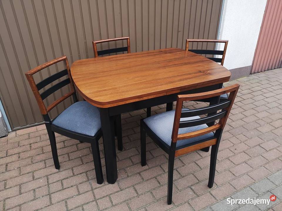 Komplet ARTDECO Orzech Zgrabny Antyk Stary Swarzędz sprzedam