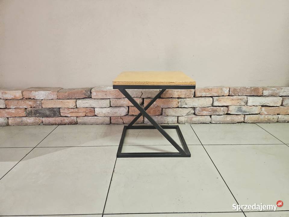 Stolik KAWOWY również nocny LOFT boczny dąb Pszczyna