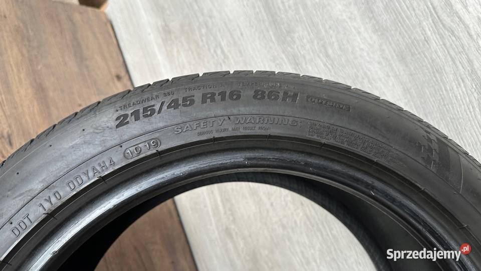 4x OPONY LATO KUMHO ECSTA HS51 21545R16 86H 2019 lubuskie Gorzów Wielkopolski