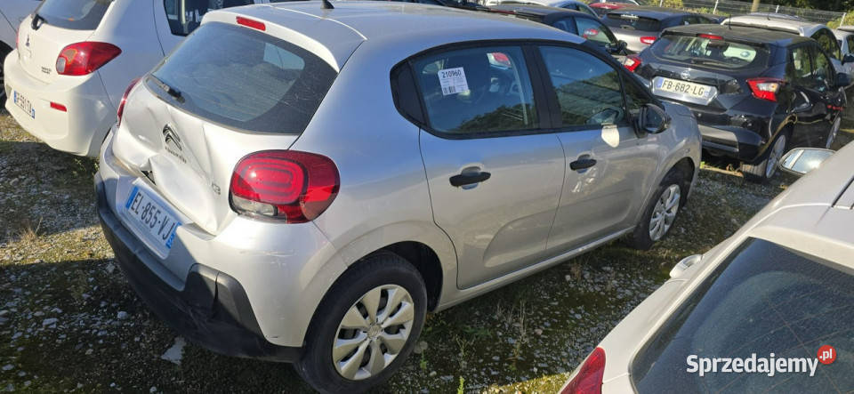 Citroen C3 16 Hdi III 2016 srebrny Pleszew