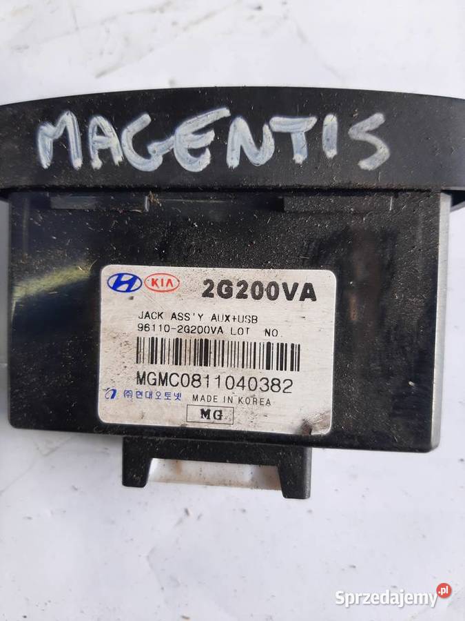 Kia GNIAZDO WEJŚCIE PORT AUX USB 961102G200 Ksawerów