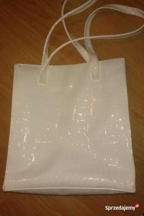 torebka biala lakierowana Do ręki  Zielona Góra