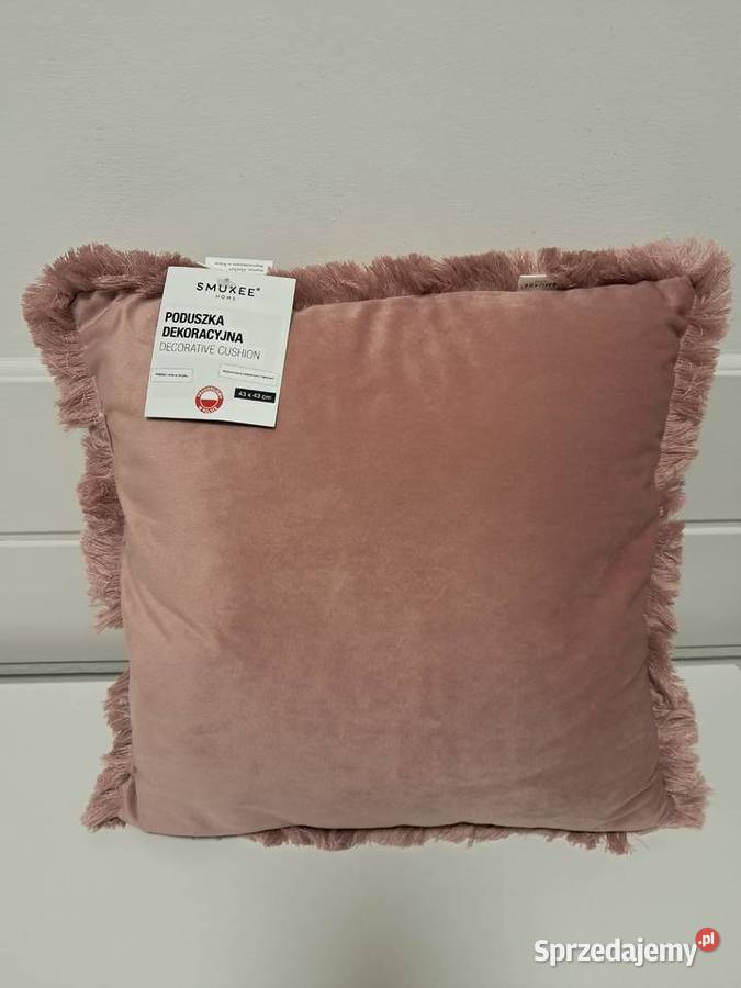 Poduszka dekoracyjna z frędzlami SMUKEE HOME Dom i Ogród
