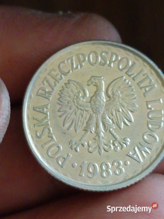 Sprzedam monete 1 zloty 1983 r lekka skrętka bbb Chełm